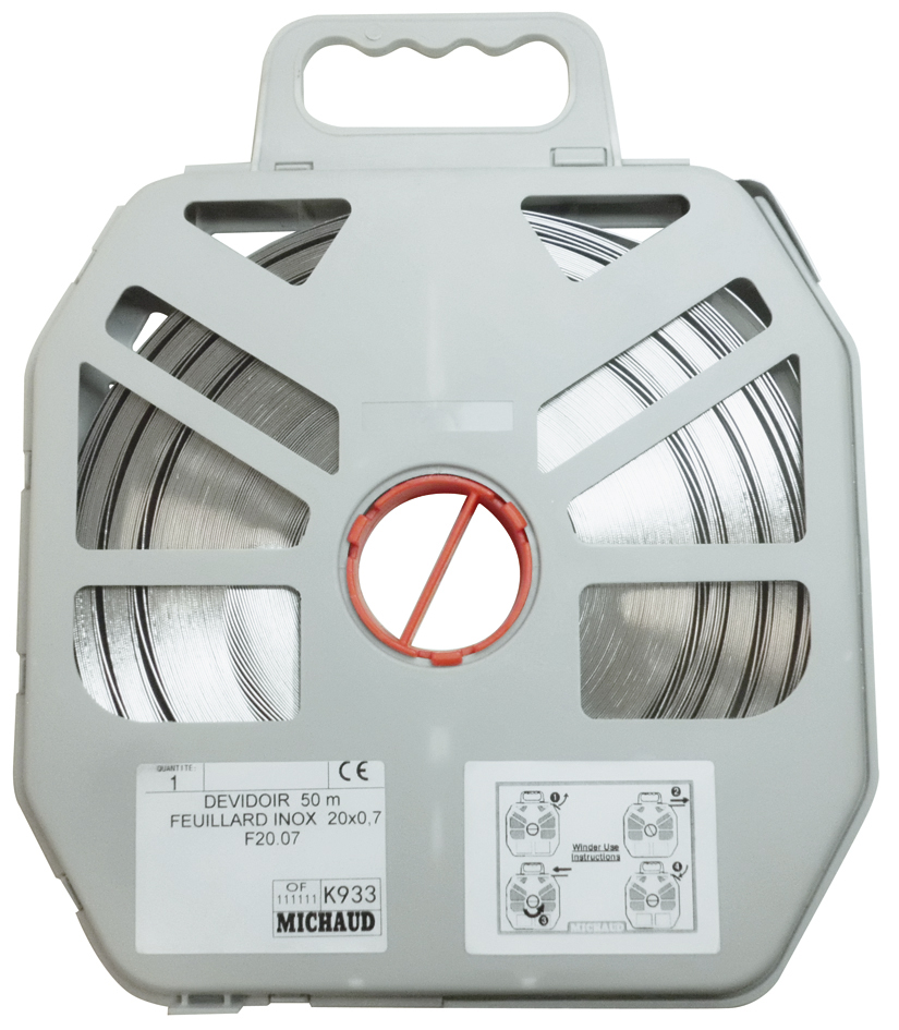 DEVIDOIR 50 M FEUILLARD INOX 20X0,7 6839646 *