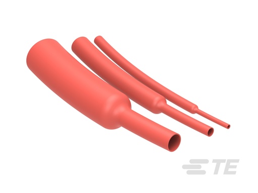[TYC135929-2] GAINE THERMORETRACTABLE PAROI MINCE CGPT 9.5/4.8 ROUGE 1M